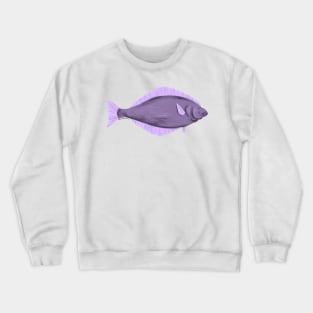 Purple Halibut Crewneck Sweatshirt